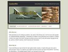 Tablet Screenshot of lumberrite.com